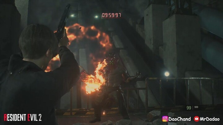 Resident Evil 2 Remake - Leon S. Kennedy (Melawan Birkin G-3 & Super Tyrant)