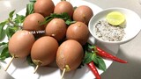 Trứng Gà Nướng-cách làm đơn giản mà ngon lắm nhé!