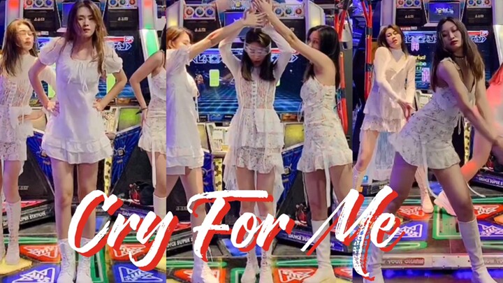 Cry for me【跳舞机】反季节战士告诉你如何旋转一圈半还能踩上键 神级配合