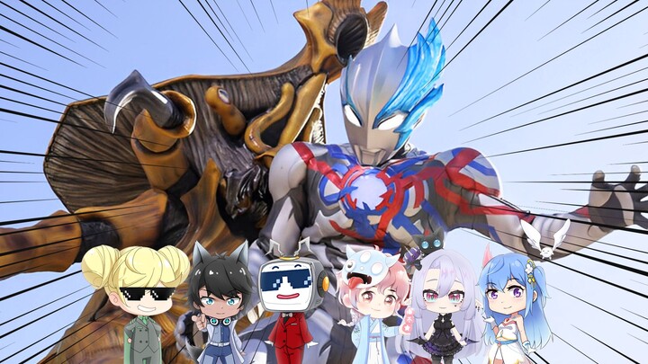 Primitive man vs. hot helmet crab?! Ultraman Blaze fascinates all the ups! [Magic Theater]