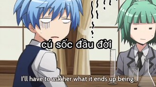 Các quỷ học trò ngã ngửa  trước hành động này của koro sensei #anime