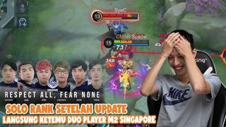 SOLO COBAIN NERFNYA LANCELOT.. MALAH KETEMU DUO PLAYER M2 SINGAPORE!! TURRET GW UDH SISA 1 COK!!