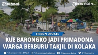 Warga Padati Jalanan di Lapangan Konggoasa Kolaka Sulawesi Tenggara Berburu Takjil Ramadan 2024