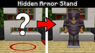 ✓Minecraft: How To Build A Hidden Armor Stand Equipment