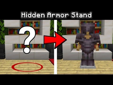 ✓Minecraft: How To Build A Hidden Armor Stand Equipment