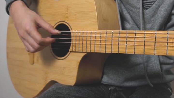 [Fingerstyle Guitar] "Kill That Shijiazhuang Man" สามารถเล่นเอฟเฟกต์ดังกล่าวด้วยกีตาร์ไม้ไผ่ทั้งตัว