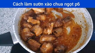 Làm sườn xào chua ngọt p6