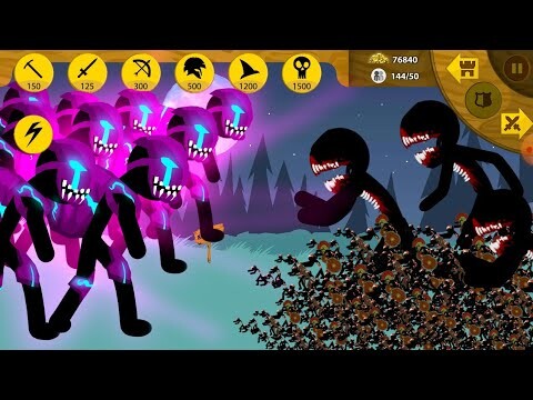 VAMP GIANTS vs ZOMBIE GIANTS (Night 100+) | Stick War Legacy