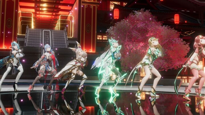 【Xenoblade Chronicles】 RUN2U Light+Flame+Soul+Nia+Flower+KOSMOS