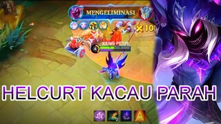 HELCURT KACAU PARAH