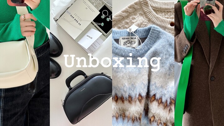 Ulasan belanja Oktober | Unboxing penuh keceriaan! Coba pakai baju baru musim gugur dan dingin