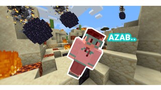 Aku Main Minecraft MODE KESIALAN.. (azab)