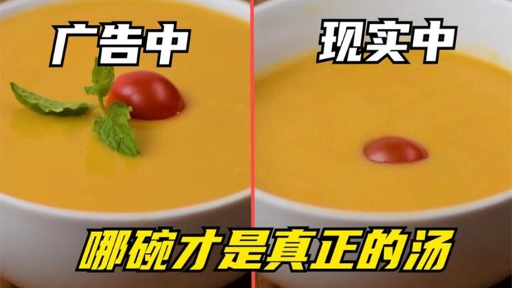 Thì ra món súp trong quảng cáo được quay như thế này, xem xong mới thấy thật tài tình!