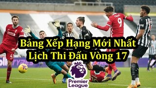 Kết Quả Ngoại Hạng Anh Vòng 16 - Bảng Xếp Hạng Mới Nhất - Lịch Thi Đấu Vòng 17