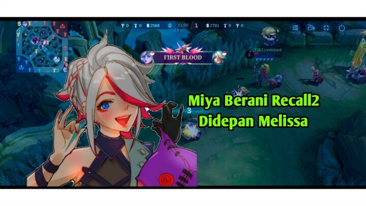 Melissa balas tengilnya miya yang berani Recall2 | MLBB MOBILE LEGEND
