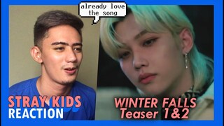 Stray Kids “Winter Falls” MV Teaser 1 & 2 REACTION!!
