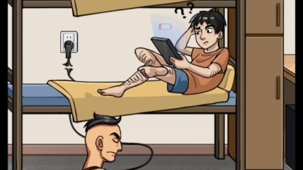 Saving electricity like this isn’t just costly—it’s also exhausting!