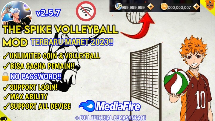 UPDATE!! The Spike Volleyball Mod Apk v2.5.7 Terbaru 2023 - Bisa Gacha Pemain & No Password!!