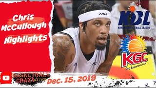 Chris McCullough Anyang KGC vs SK Knights | December 15, 2019