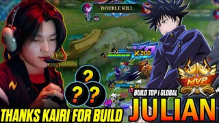 Thank You ONIC Kairi For the Best 1 Shot Build- MLBB  Build Top 1 Global Julian~MLBB