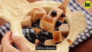 Hướng Dẫn Làm: “ TRÀ TRANH THANH MÁT & THẠCH TRÀ SỮA “ 🥰 #monngonmoingay