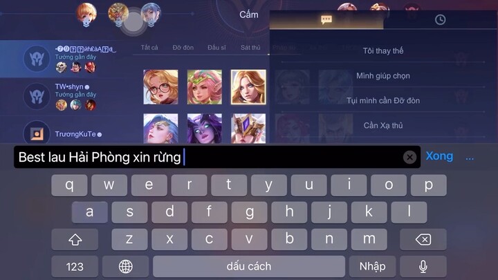 Muốn gửi lời xin lỗi đến mấy bạn cùng team :( #gamehaymoingay