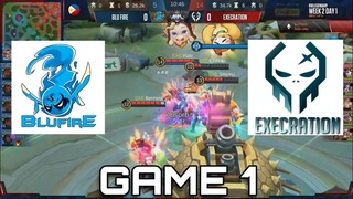 EXECRATION vs BLUFIRE | GAME 1 | MPL PH SEASON 6 WEEK 2 DAY 1 | MLBB