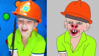 100 nút bí ẩn nhưng chỉ một nút cho phép bạn thoát khỏi thử thách với Vlad và Niki