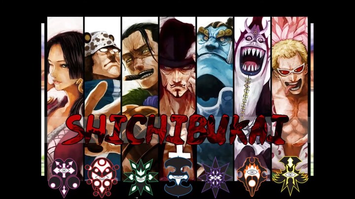 7 Shichibukai 7 deadly sins