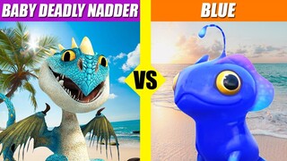 Baby Deadly Nadder vs Blue (Sea Beast) | SPORE