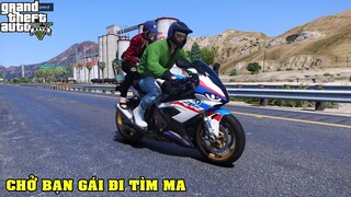GTA 5 Chở Bạn Gái Đi Phượt Bằng "Cá Voi Sát Thủ" BMW S1000RR Lên Trên Ngọn Núi Ma Nguy Hiểm