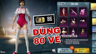 Mở 80 Vé Cao Cấp Săn Đồ Thỏ Bunny Và Cái Kết | PUBG MOBILE