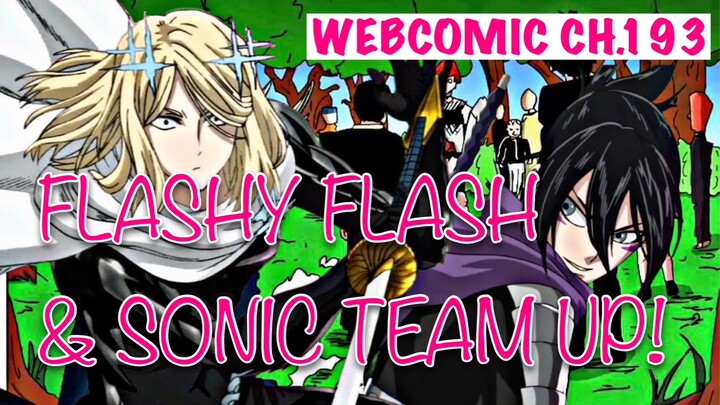 Flashy Flash And Speed 0' Sound Sonic Vs TheGreat Ninja Alliance | One Punch Man Chapter 193 Tagalog
