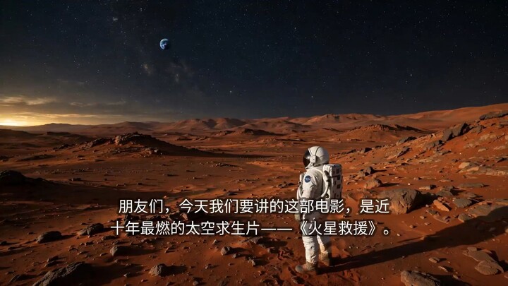50分钟看完《火星救援》：被独自扔在火星，他用土豆和科学活了549天！
