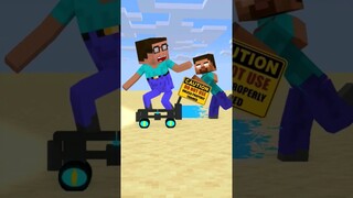 HELP Herobrine Wins The Sprint Race And Get The Mystery Bedrock #mashle #shorts #trending #anime