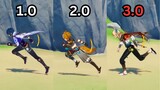 I noticed something odd about how Newer Characters sprint..