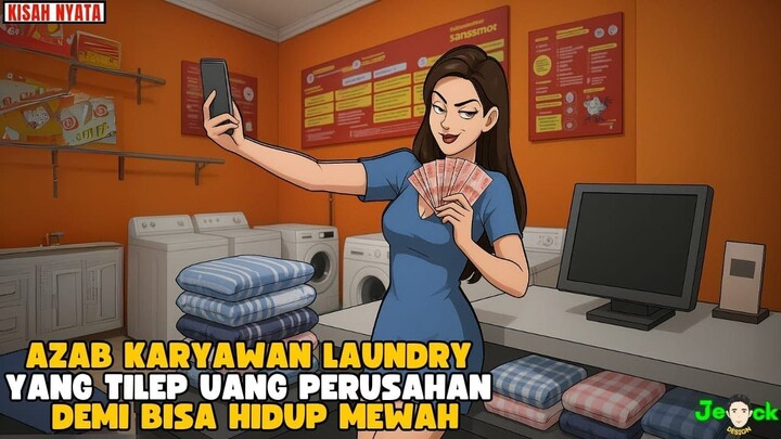 AZAB KARYAWAN LOUNDRY YANG TILEP UANG PERUSAHAAN DEMI BISA HIDUP MEWAH