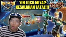 KETIKA YIN LOCK MIYA❗ DICOUNTER BALIK MIYA 😅 | Gameplay | Mobile Legends: Bang Bang - mlbb