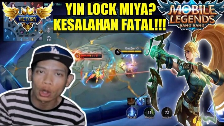 KETIKA YIN LOCK MIYA❗ DICOUNTER BALIK MIYA 😅 | Gameplay | Mobile Legends: Bang Bang - mlbb