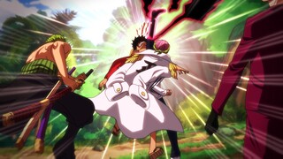 Admiral Koby's New Power to Face the Sun God - One Piece