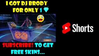 I GOT BRODY STUN SKIN FOR ONLY 1 DIAMOND! #Shorts