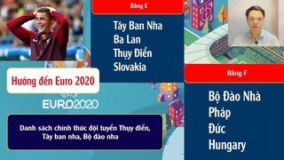 Hướng đến Euro 2021 #4 , Danh sách chính thức của đội tuyển thụy điển, bộ đào nha, tây ban nha