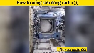 How to uống sữa đúng cách#haihuoc#hài#tt