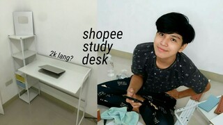 shopee study desk!!! super affordable grabe