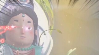 Bodhisattva Avalokitesvara menjelma menjadi ular putih dan ular hijau, namun diberikan buku rahasia 