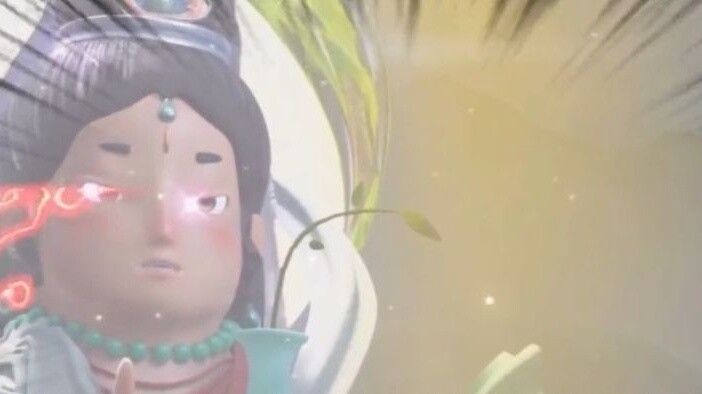 Guanyin Bodhisattva saved the White Snake and the Green Snake, but gave them the wrong transformatio
