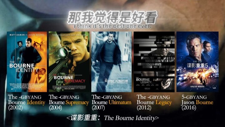 Nhà văn Dư Hoa: Bộ phim “Bourne Siêu Điệp Viên” là loạt phim thu hút tôi nhất.