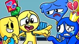 What REALLY Happends with BLUE & HUGGY WUGGY!? Rainbow Friends Vs Poppy Playtime Animation