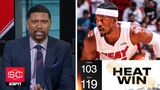 ESPN's Jalen Rose reacts to Heat dominate Joel Embiid-less 76ers 119-103 to take 2-0 series lead