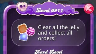 Candy Crush Saga Indonesia : Hard Level 6911